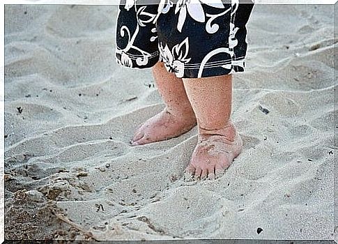 Walking barefoot