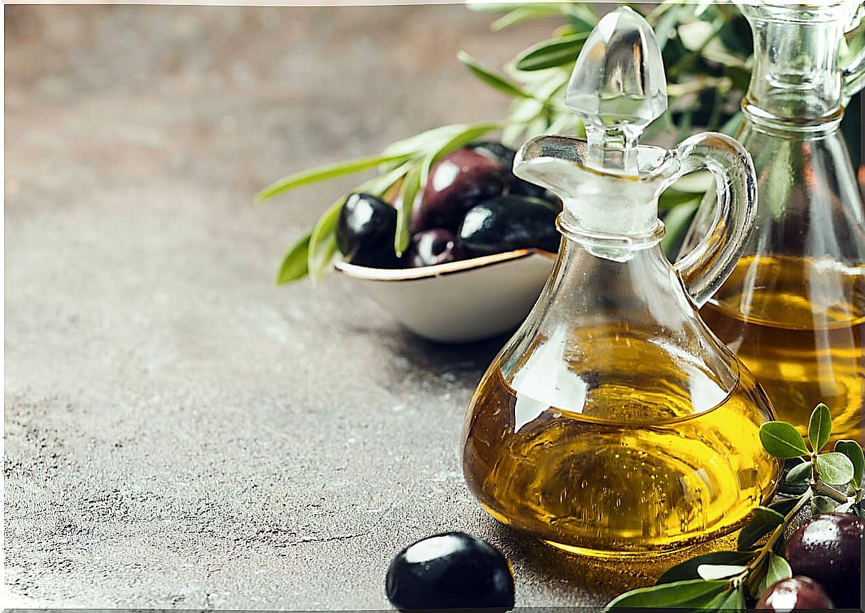 Extra virgin olive oil (EVOO).