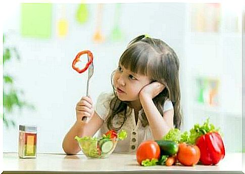 Often the child does not like vegetables