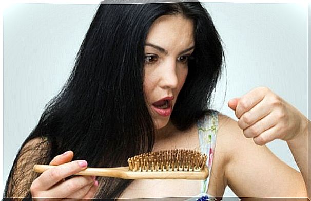 Hair loss after childbirth can be due to nutritional deficiencies.