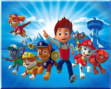 Paw Patrol characters. 